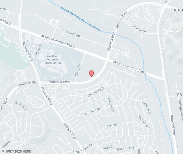 Location Map: 23823 Valencia Blvd Valencia, CA 91355